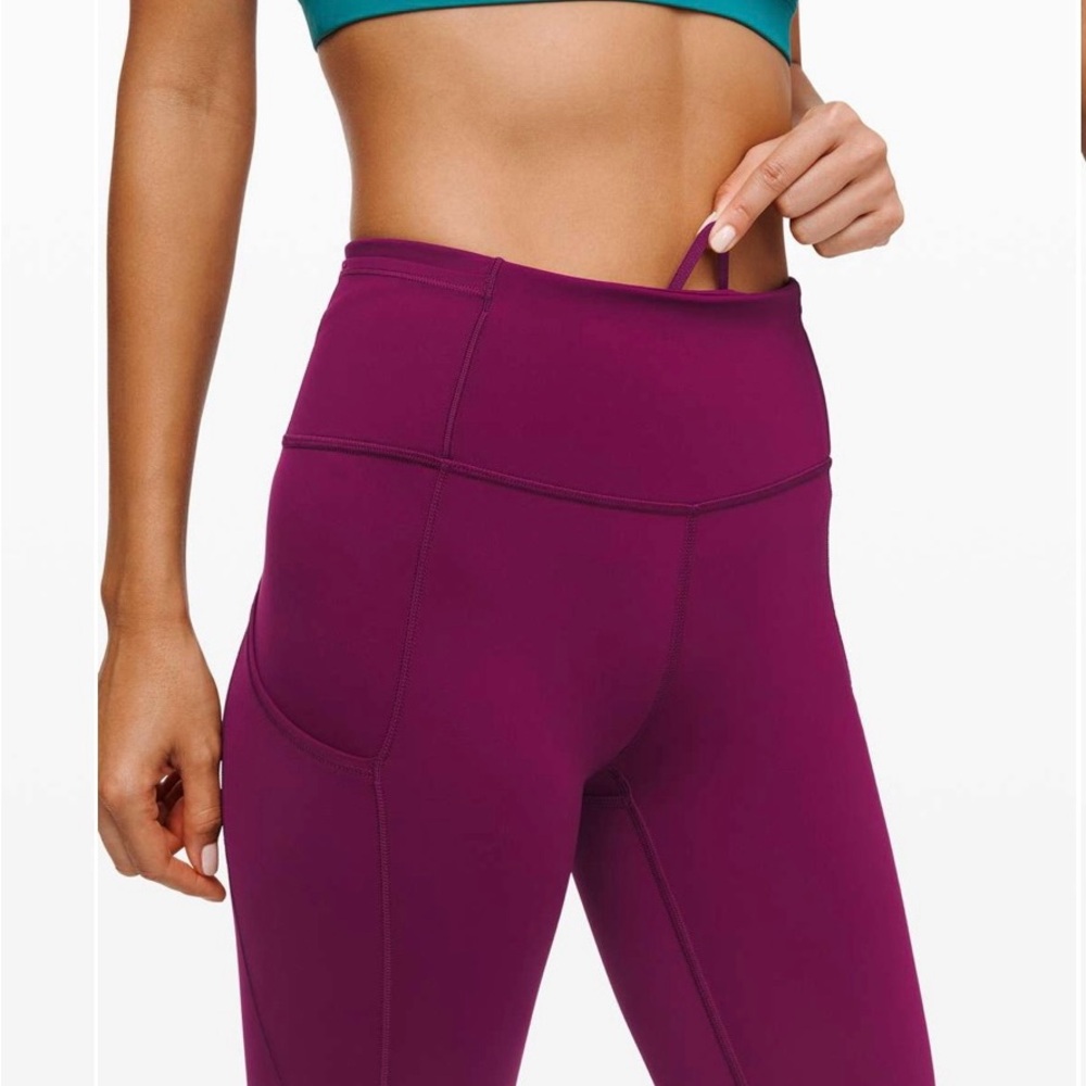 Lululemon Fast and Free Crop II 19" *Nulux - Picture 5 of 13